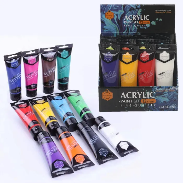 Keep Smiling Fine Quality Acrylic Paint Set 75mL